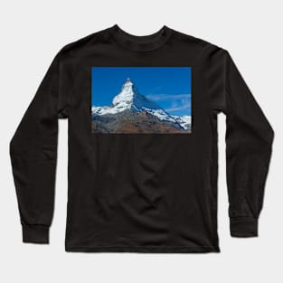 Matterhorn, Zermatt, Valais, Switzerland, Europe, autumn Long Sleeve T-Shirt